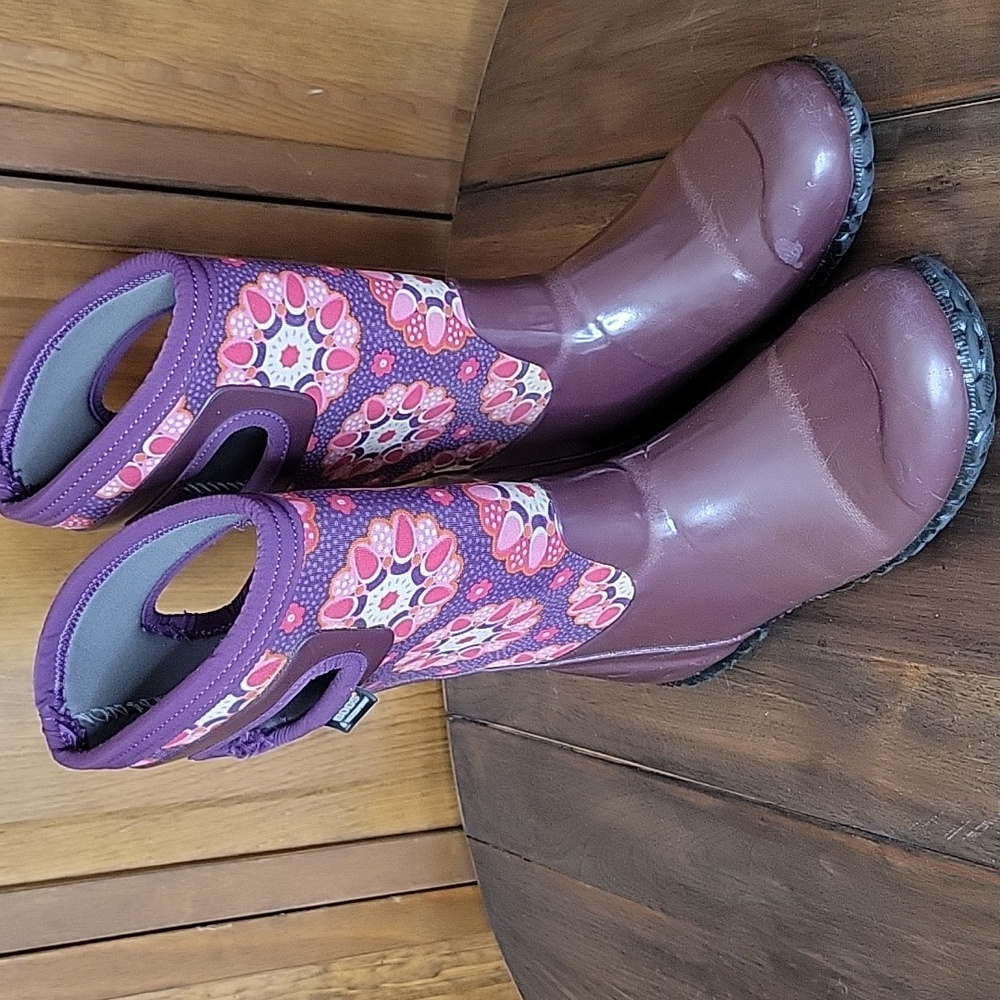 BOGS Kids Neo Classic Kaleidoscope Boot Youth Sz 2
